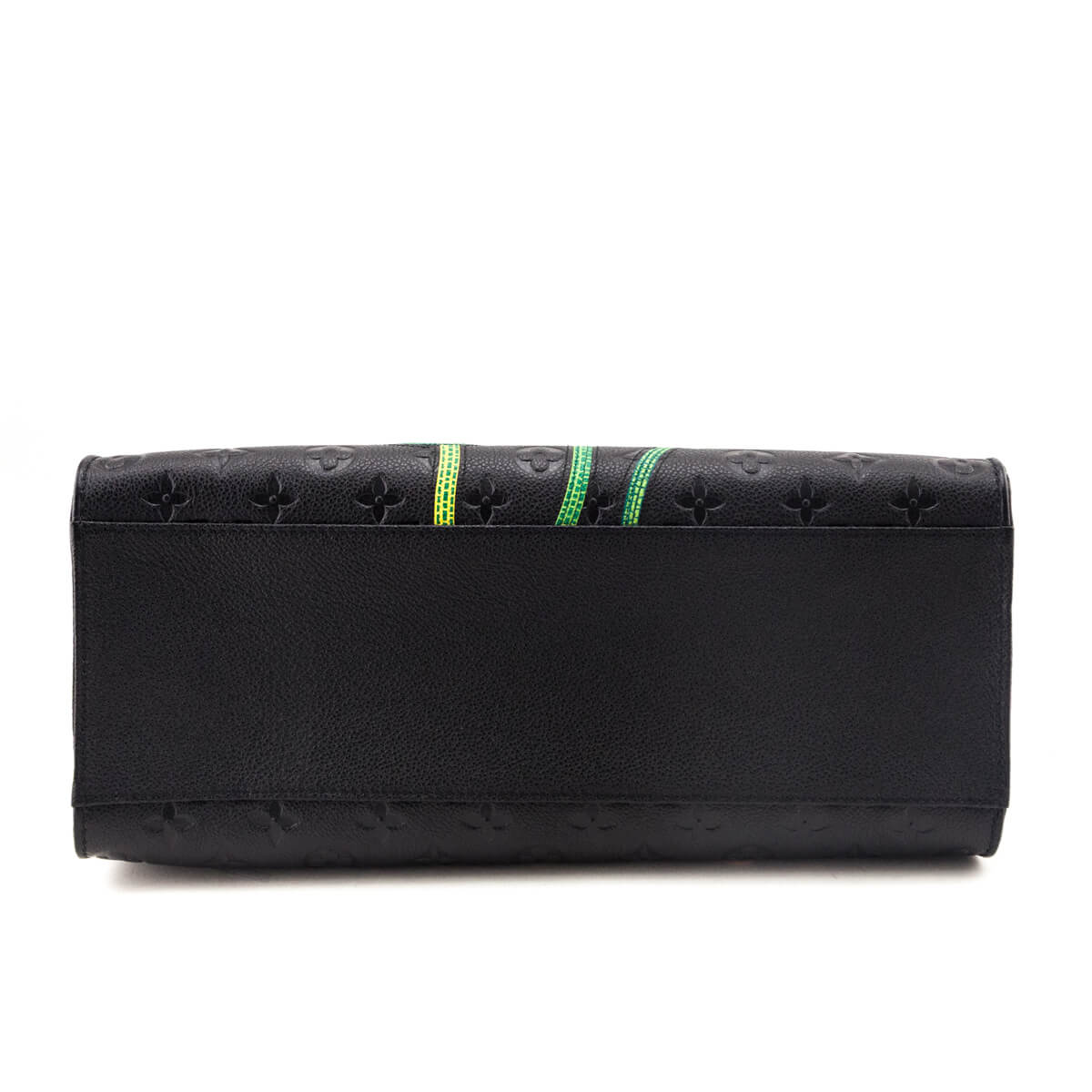 Louis Vuitton x Yayoi Kusama Black Monogram Empreinte Flowers OnTheGo MM - Love that Bag etc - Preowned Authentic Designer Handbags & Preloved Fashions