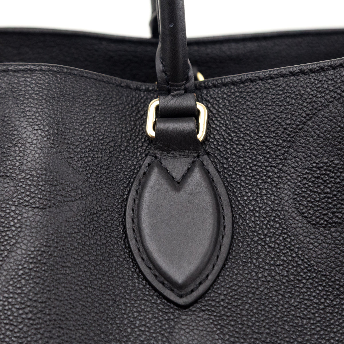 Louis Vuitton Black Empreinte Monogram Giant Onthego MM - Love that Bag etc - Preowned Authentic Designer Handbags & Preloved Fashions