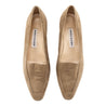 Manolo Blahnik Beige Suede Loafers Size US 10 | EU 40 - Love that Bag etc - Preowned Authentic Designer Handbags & Preloved Fashions