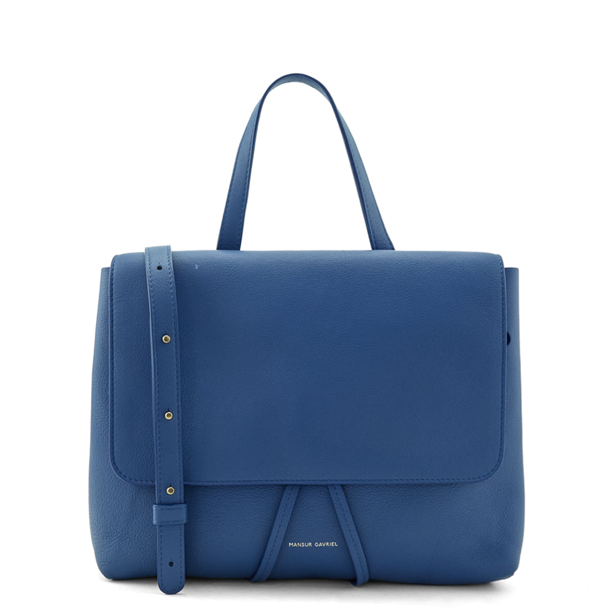 Mansur Gavriel Blue Calfskin Lady Bag - Love that Bag etc - Preowned Authentic Designer Handbags & Preloved Fashions