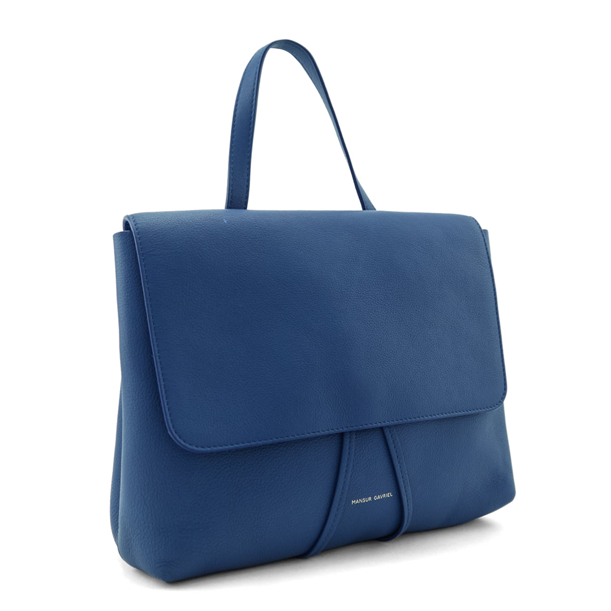 Mansur Gavriel Blue Calfskin Lady Bag - Love that Bag etc - Preowned Authentic Designer Handbags & Preloved Fashions