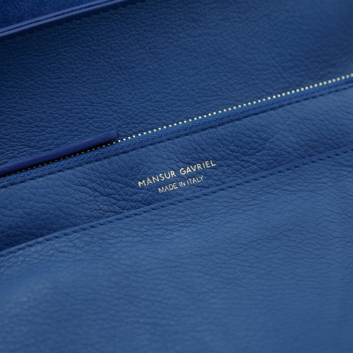 Mansur Gavriel Blue Calfskin Lady Bag - Love that Bag etc - Preowned Authentic Designer Handbags & Preloved Fashions