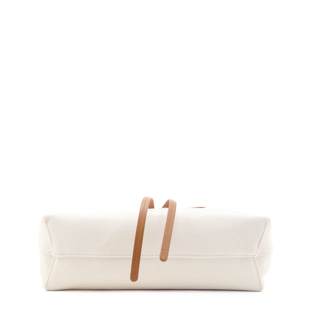 Mansur Gavriel Canvas & Tan Lady Bag - Love that Bag etc - Preowned Authentic Designer Handbags & Preloved Fashions
