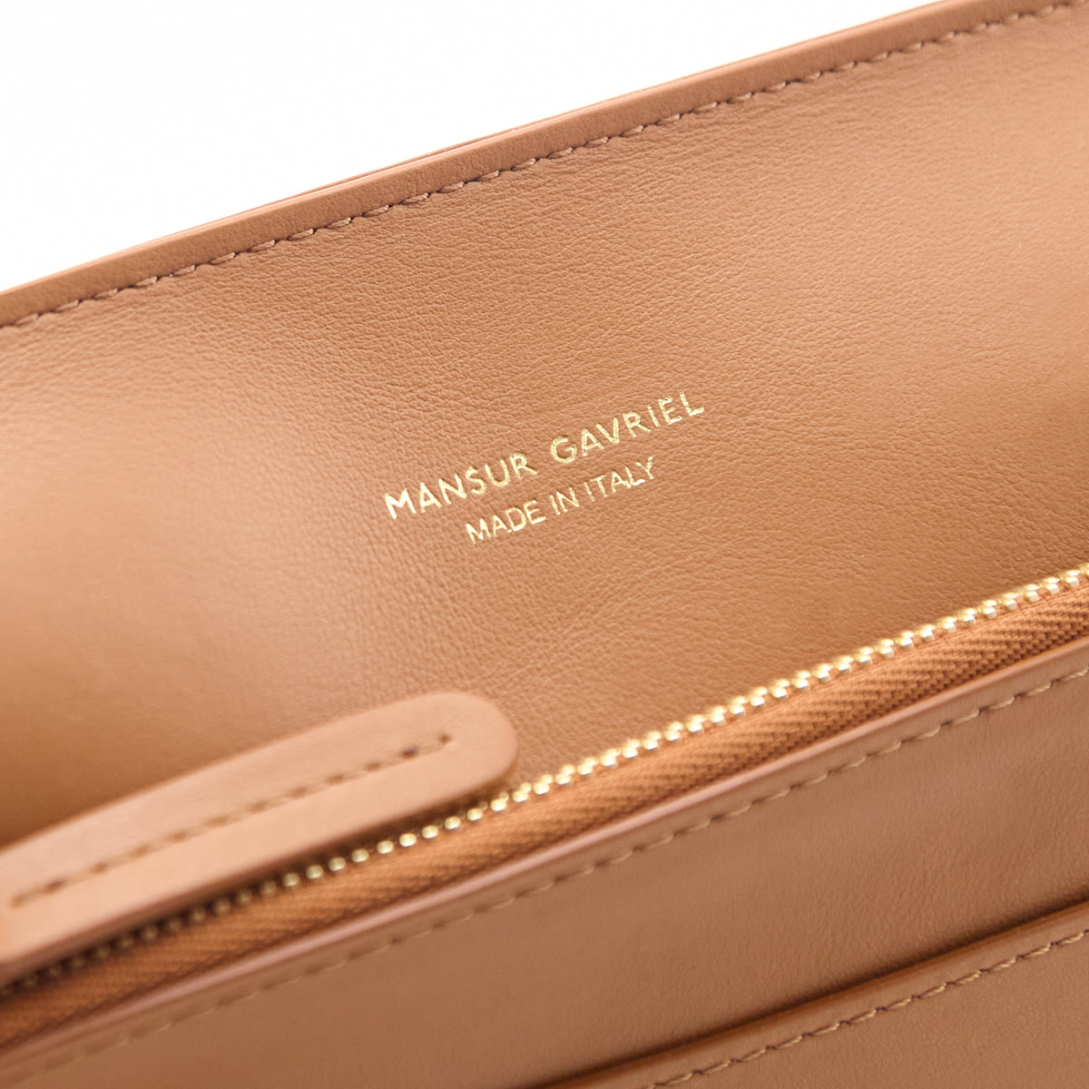 Mansur Gavriel Canvas & Tan Lady Bag - Love that Bag etc - Preowned Authentic Designer Handbags & Preloved Fashions