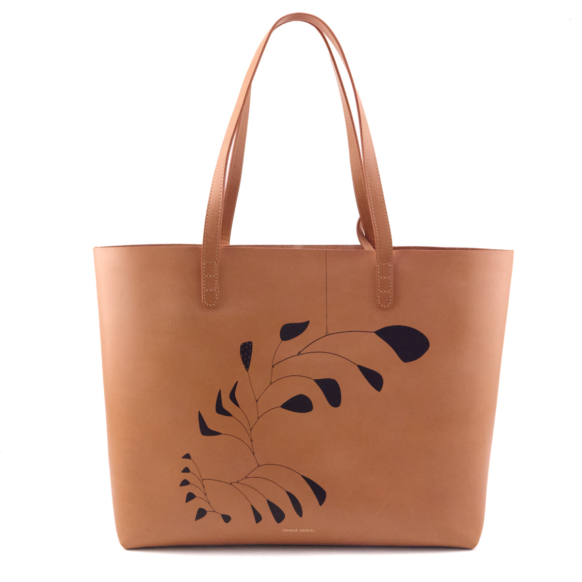 Mansur Gavriel Tan & Black Alexander Calder Large Tote