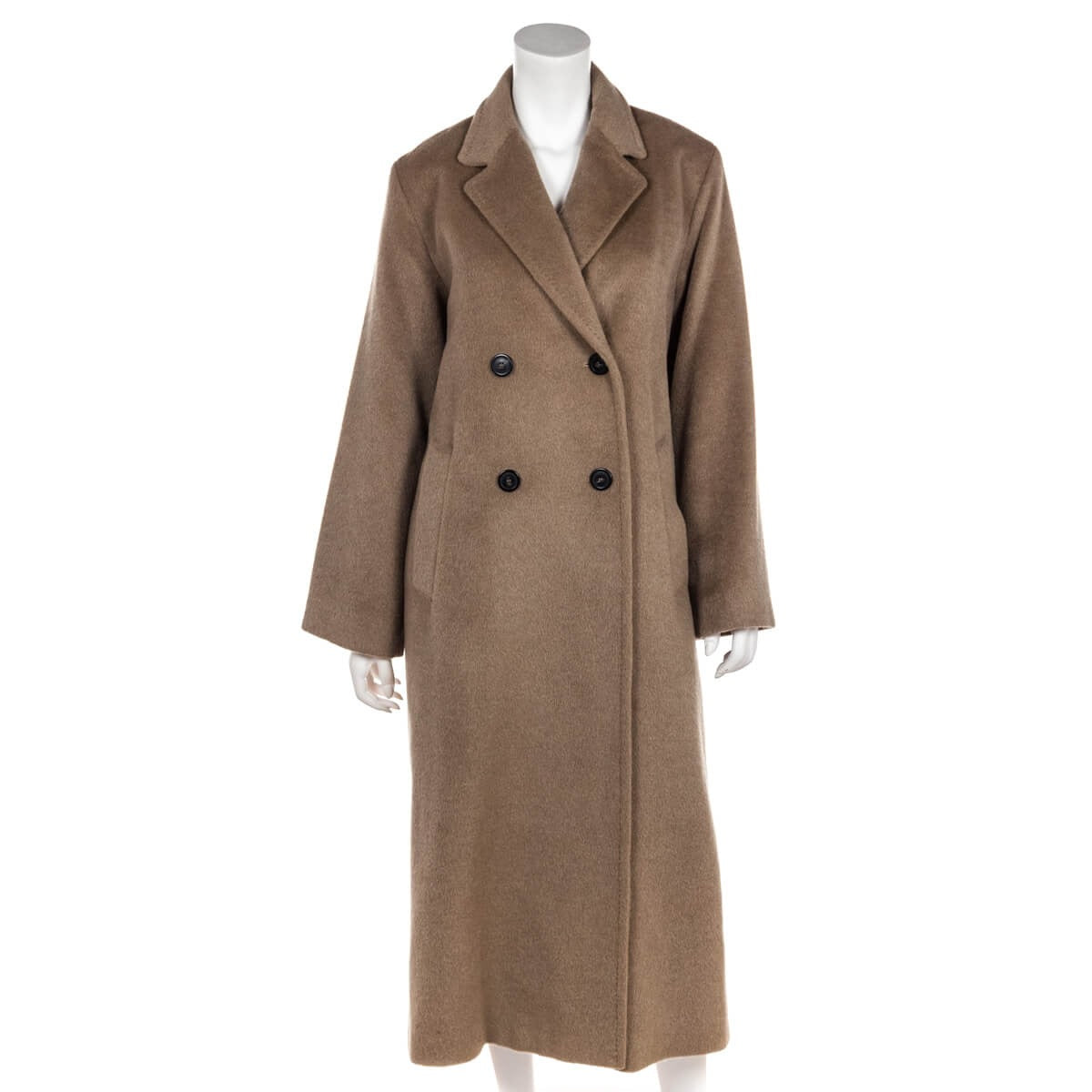 Max Mara Weekend Tan Double Breasted Coat Size XL - Love that Bag etc - Preowned Authentic Designer Handbags & Preloved Fashions