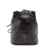 Miu Miu Coffee Distressed Nappa Pouch - Love that Bag etc - Preowned Authentic Designer Handbags & Preloved Fashions