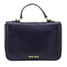Miu Miu Navy Goatskin Madras Satchel - Love that Bag etc - Preowned Authentic Designer Handbags & Preloved Fashions