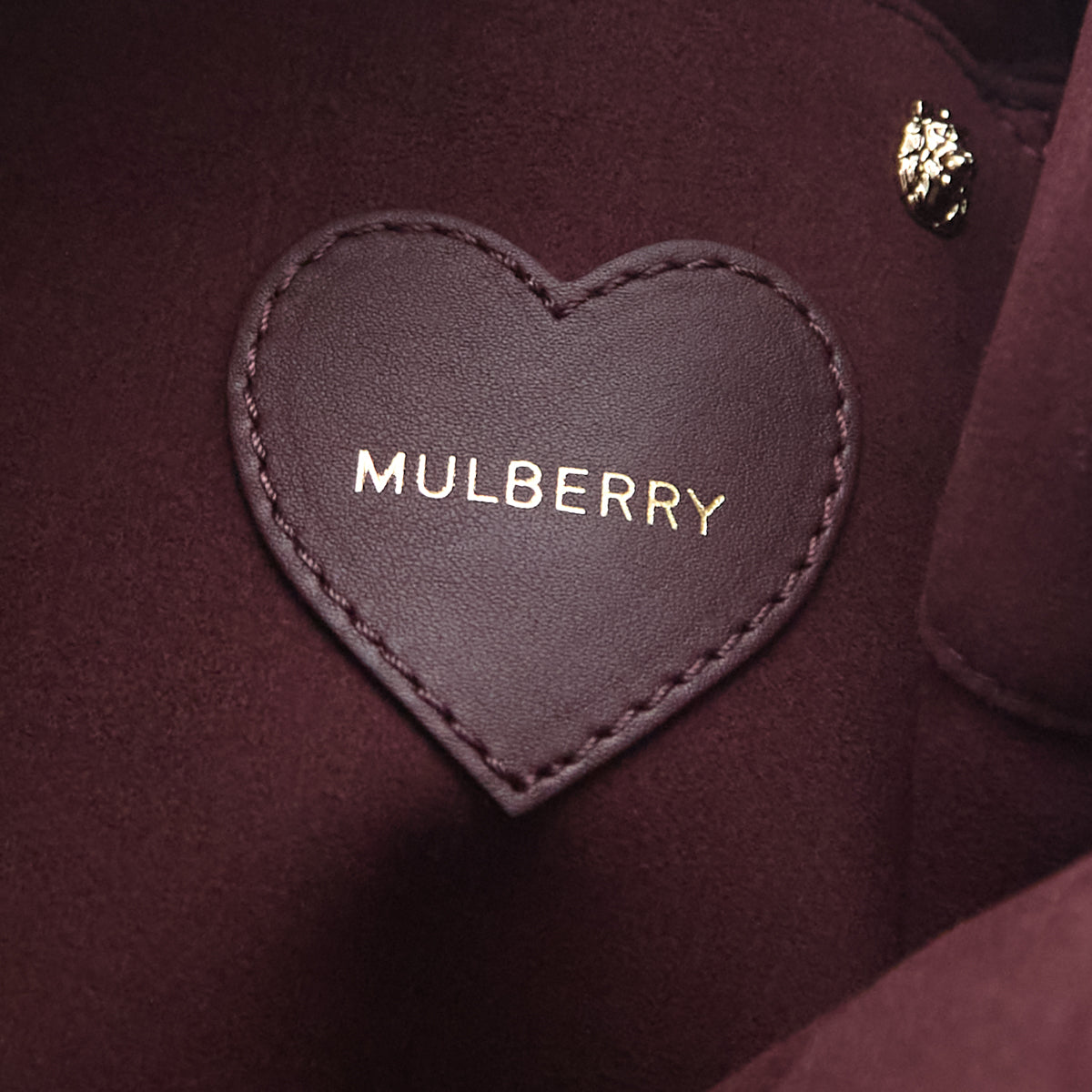 Mulberry Oxblood Calfskin Studded Medium Cara Delevingne Convertible Satchel - Love that Bag etc - Preowned Authentic Designer Handbags & Preloved Fashions