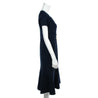 Oscar de la Renta Blue Wool Chain Embellished Midi Dress Size L | US 10 - Love that Bag etc - Preowned Authentic Designer Handbags & Preloved Fashions