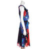 Oscar de la Renta Multicolored Silk Ruffled Dress Size M | US 8 - Love that Bag etc - Preowned Authentic Designer Handbags & Preloved Fashions