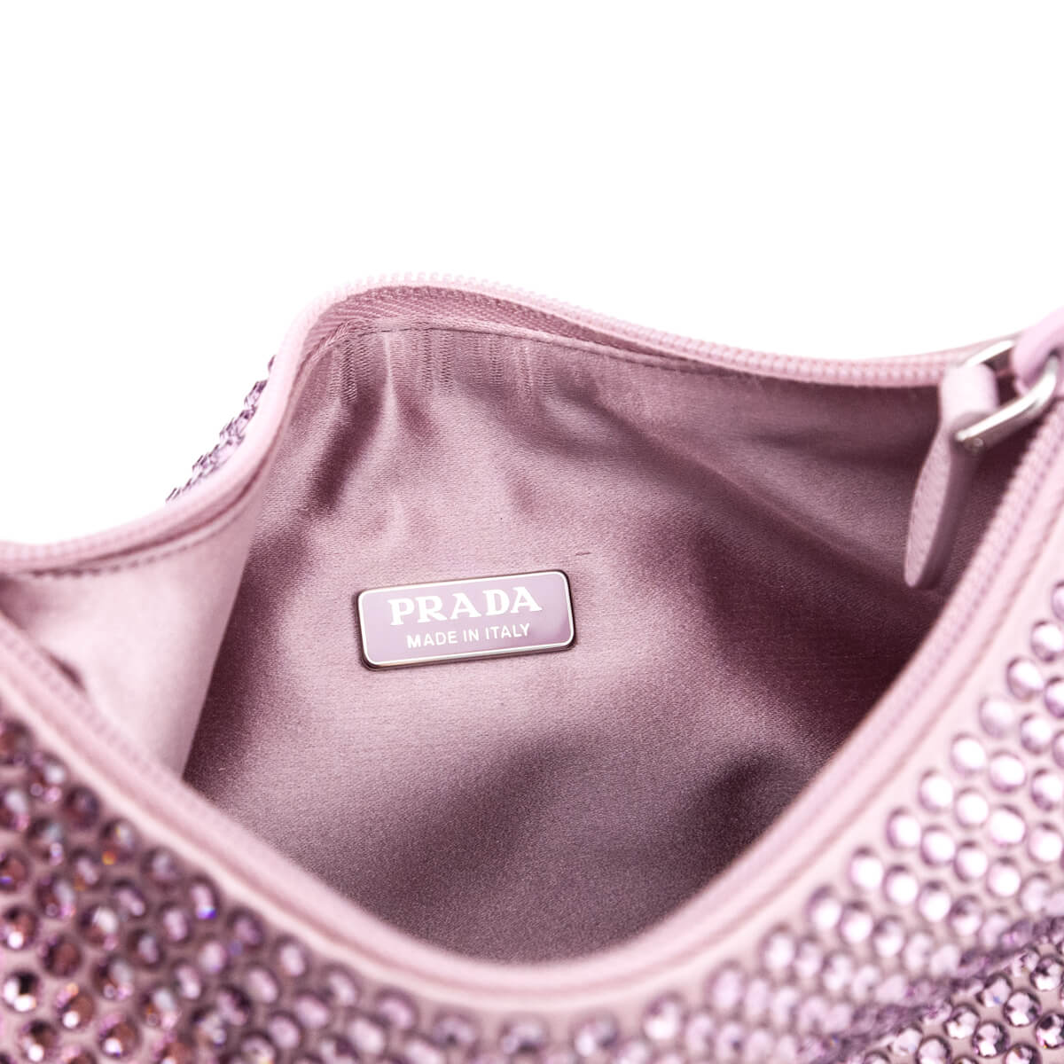Prada Re-nylon Mini Bag In Alabaster Pink