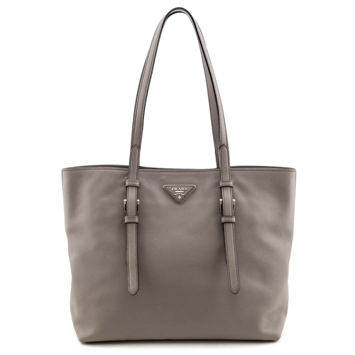 Prada Argilla Saffiano Soft Tote - Love that Bag etc - Preowned Authentic Designer Handbags & Preloved Fashions