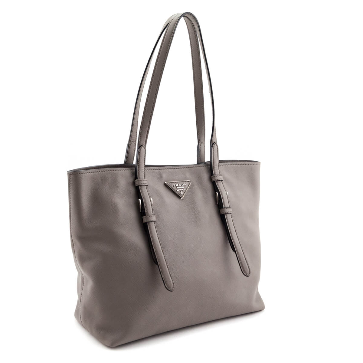 Prada Argilla Saffiano Soft Tote - Love that Bag etc - Preowned Authentic Designer Handbags & Preloved Fashions