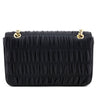 Prada Black Nappa Gaufre Chain Flap Bag - Love that Bag etc - Preowned Authentic Designer Handbags & Preloved Fashions