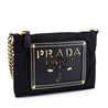 Prada Black Nylon & Saffiano Oro Crossbody - Love that Bag etc - Preowned Authentic Designer Handbags & Preloved Fashions