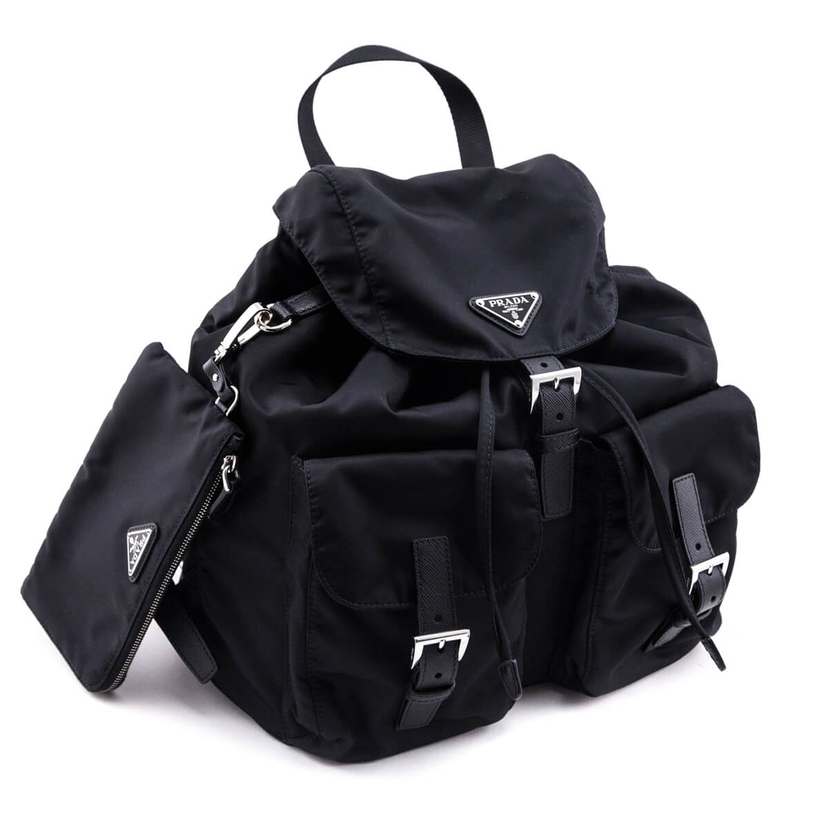 Prada Black Re-Nylon Backpack - Love that Bag etc - Preowned Authentic Designer Handbags & Preloved Fashions
