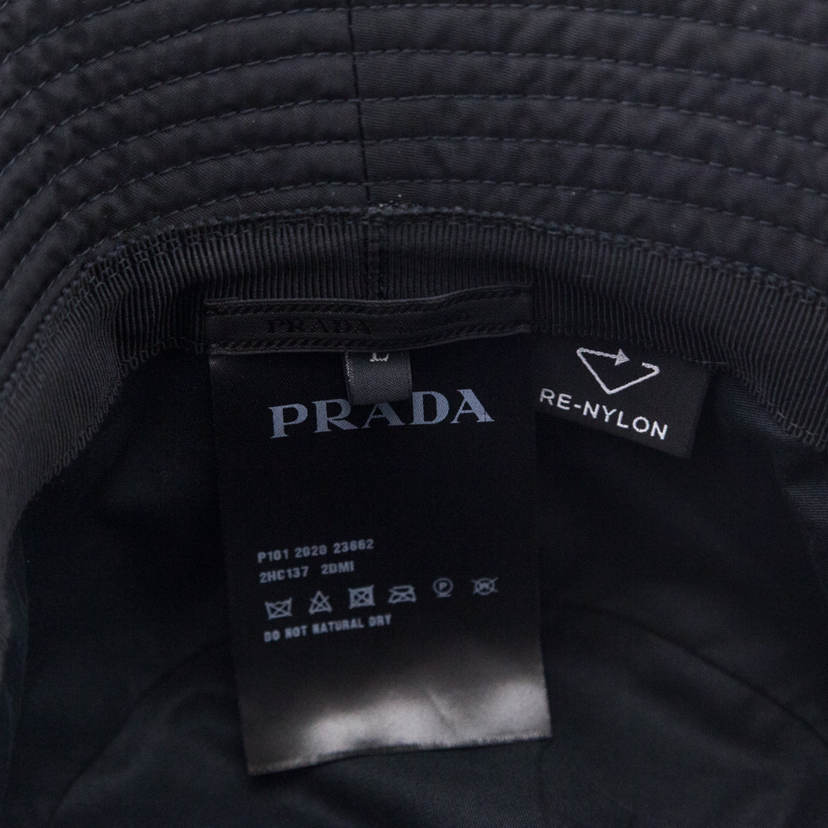 Prada Black Re-Nylon Bucket Hat - Love that Bag etc - Preowned Authentic Designer Handbags & Preloved Fashions