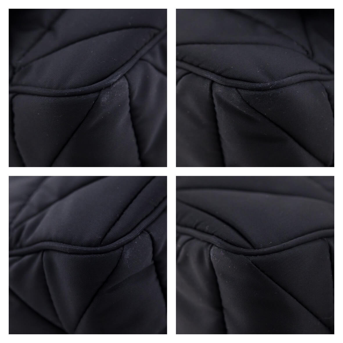Prada Black Re-Nylon Quilted Padded Flap Shoulder Bag - Love that Bag etc - Preowned Authentic Designer Handbags & Preloved Fashions