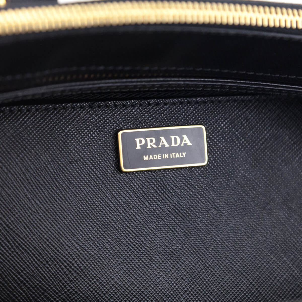 Prada Black Saffiano Medium Galleria Double Zip Tote - Love that Bag etc - Preowned Authentic Designer Handbags & Preloved Fashions