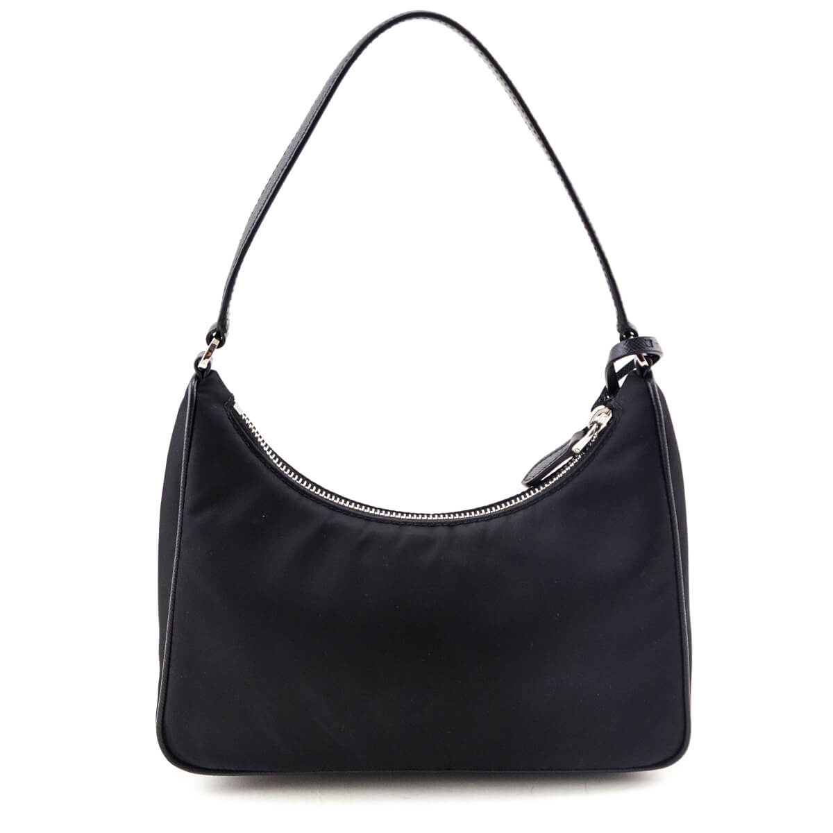 Prada Black Tessuto Nylon Saffiano Mini Re-Edition 2005 Bag - Love that Bag etc - Preowned Authentic Designer Handbags & Preloved Fashions