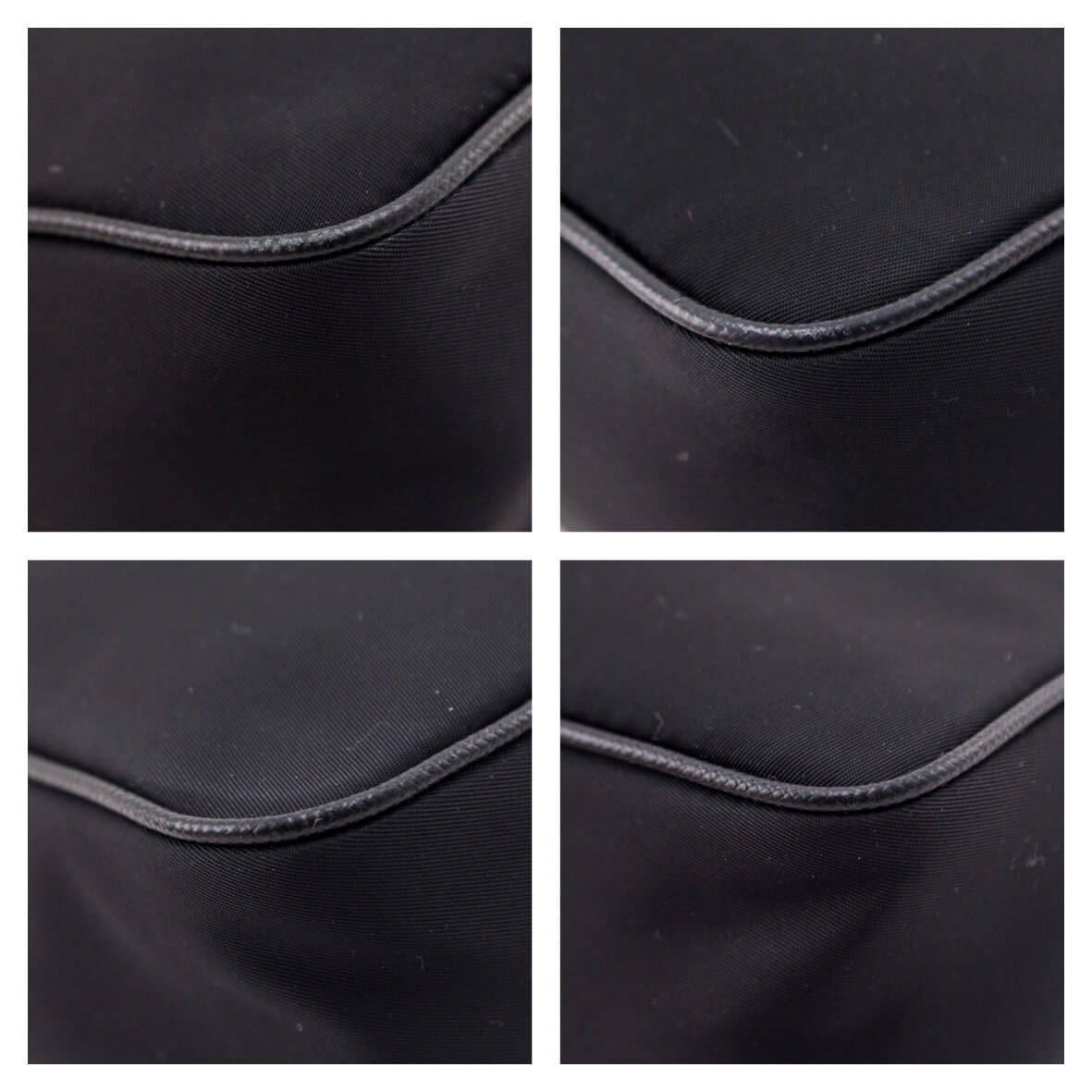 Prada Black Tessuto Nylon Saffiano Mini Re-Edition 2005 Bag - Love that Bag etc - Preowned Authentic Designer Handbags & Preloved Fashions