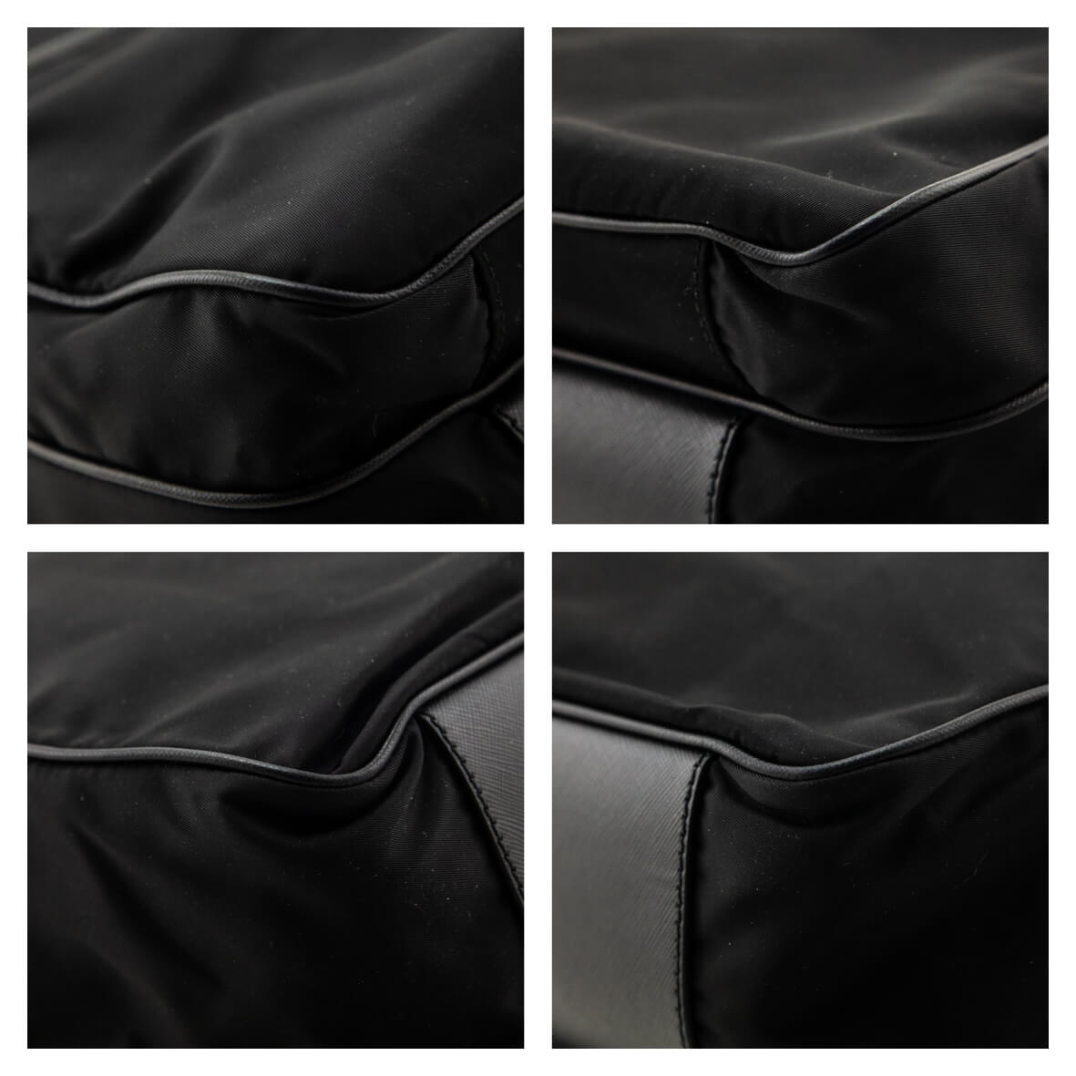 Prada Black Tessuto & Saffiano Messenger Bag - Love that Bag etc - Preowned Authentic Designer Handbags & Preloved Fashions