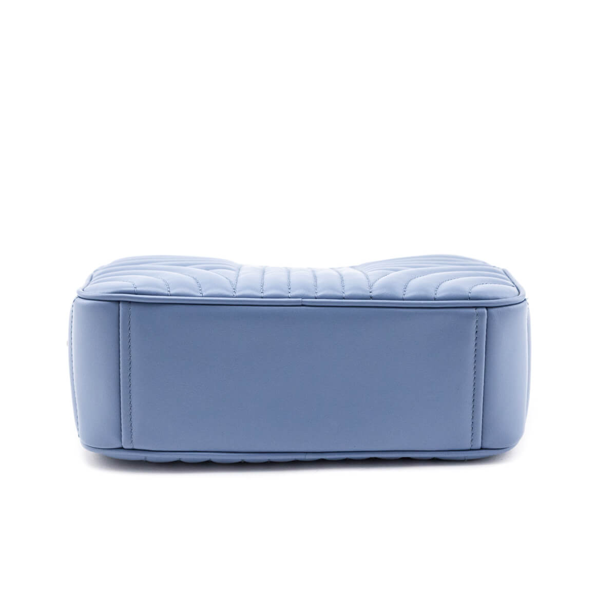 Prada Blue Astrale Soft Calfskin Diagramme Camera Bag