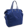 Prada Blue Tessuto Saffiano Trim Tote Bag - Love that Bag etc - Preowned Authentic Designer Handbags & Preloved Fashions