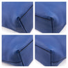 Prada Blue Vitello Daino Logo Tote - Love that Bag etc - Preowned Authentic Designer Handbags & Preloved Fashions