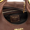 Prada Brown Vitello Daino Hobo - Love that Bag etc - Preowned Authentic Designer Handbags & Preloved Fashions