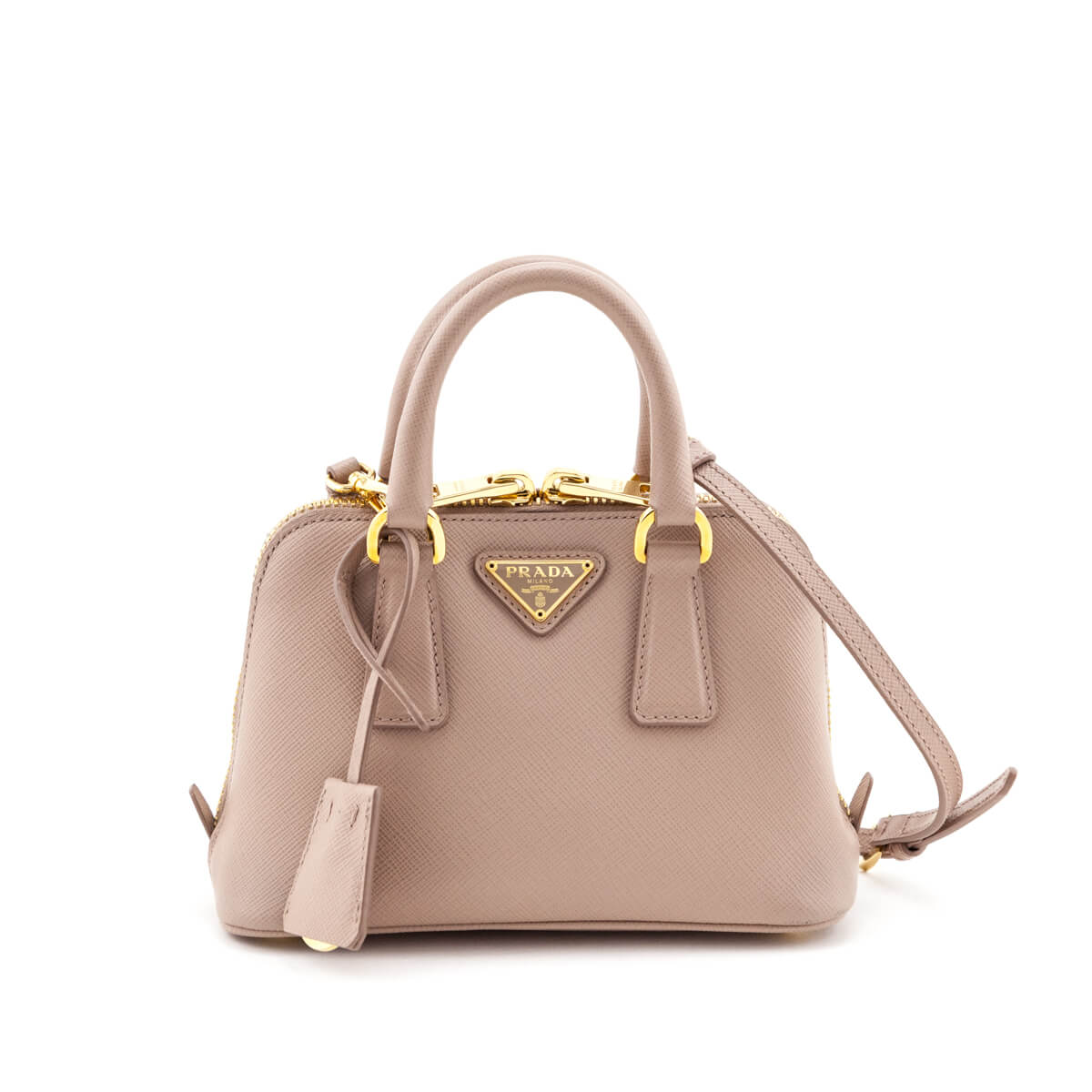 Prada Cammeo Saffiano Lux Micro Promenade Bag - Love that Bag etc - Preowned Authentic Designer Handbags & Preloved Fashions