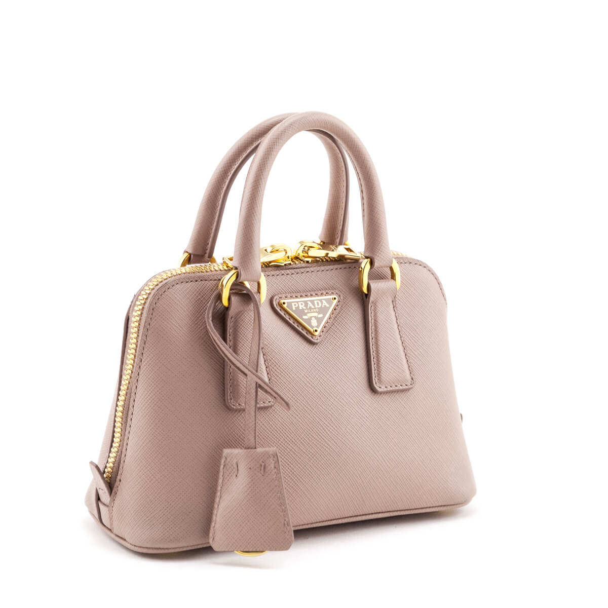 Prada Cammeo Saffiano Lux Micro Promenade Bag - Love that Bag etc - Preowned Authentic Designer Handbags & Preloved Fashions