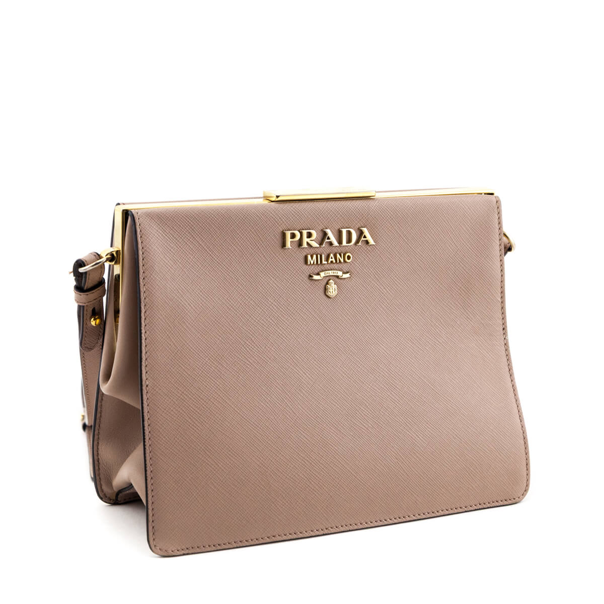 Prada Cammeo Saffiano Medium Light Frame Bag