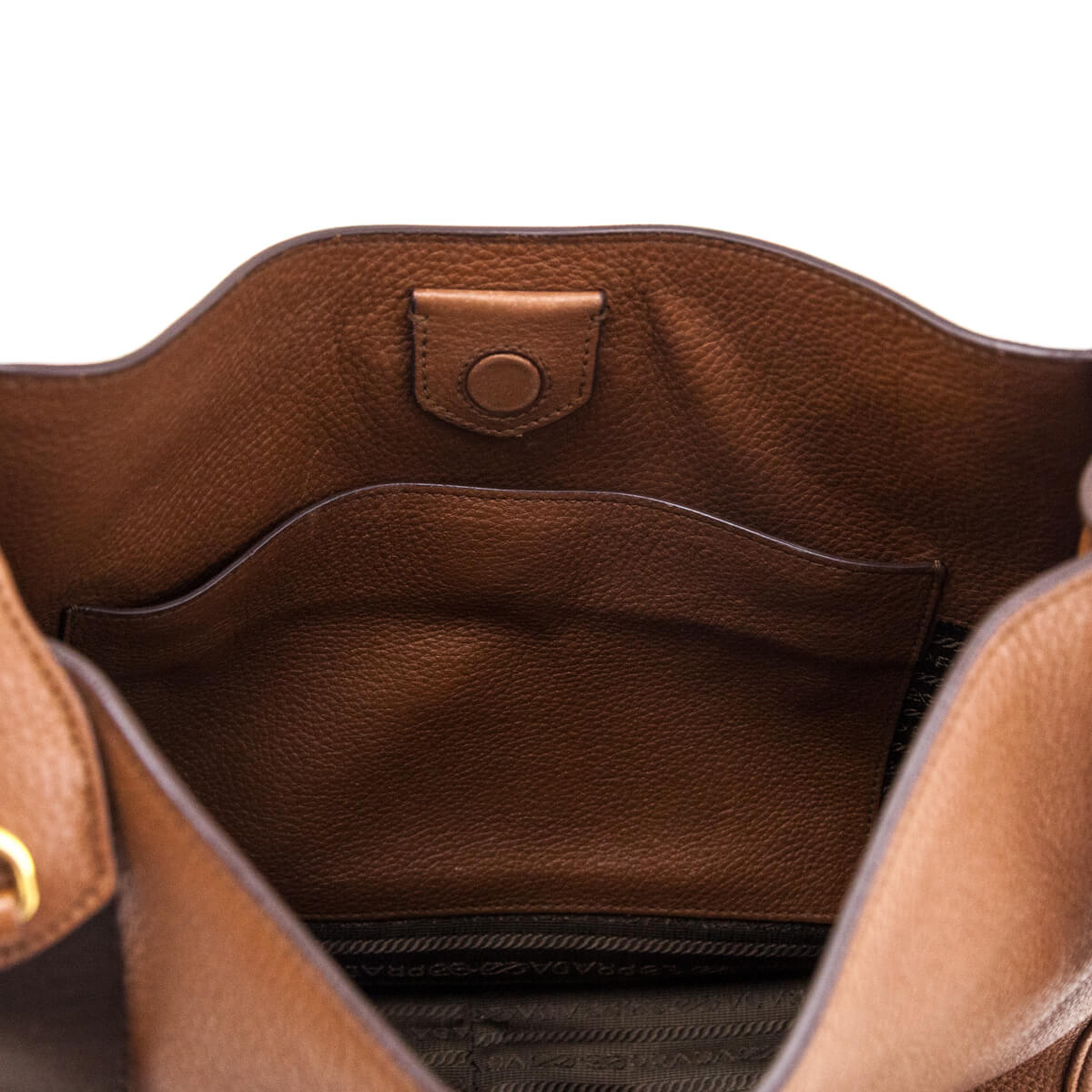 Prada Caramel Vitello Daino Soft Hobo Bag - Love that Bag etc - Preowned Authentic Designer Handbags & Preloved Fashions
