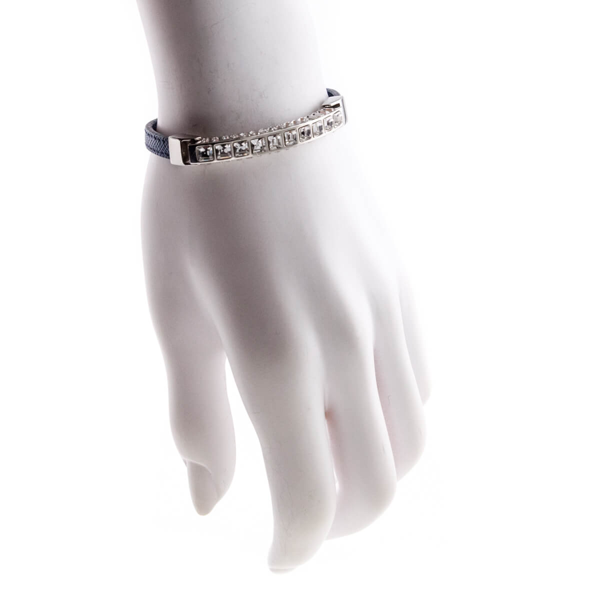 Prada Crystal Blue Saffiano Leather Bracelet - Love that Bag etc - Preowned Authentic Designer Handbags & Preloved Fashions
