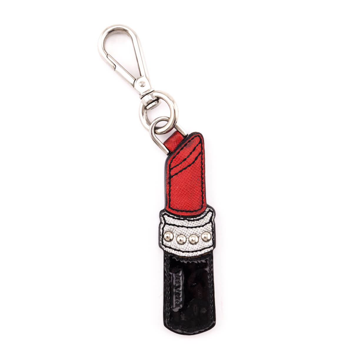 Prada Lipstick Leather Bag Charm - Love that Bag etc - Preowned Authentic Designer Handbags & Preloved Fashions