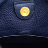 Prada Navy Vitello Daino Soft Hobo Messenger Bag - Love that Bag etc - Preowned Authentic Designer Handbags & Preloved Fashions