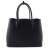 Prada Nero Fuoco Saffiano Cuir Medium Double Bag - Love that Bag etc - Preowned Authentic Designer Handbags & Preloved Fashions