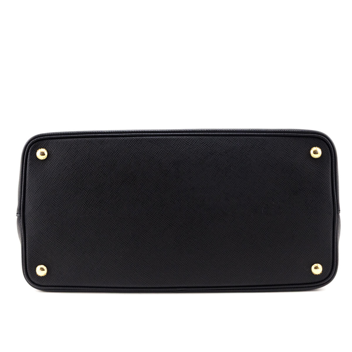 Prada Nero Fuoco Saffiano Cuir Medium Double Bag - Love that Bag etc - Preowned Authentic Designer Handbags & Preloved Fashions