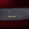 Prada Nero Fuoco Saffiano Cuir Medium Double Bag - Love that Bag etc - Preowned Authentic Designer Handbags & Preloved Fashions