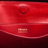 Prada Nero Fuoco Saffiano Cuir Medium Double Bag - Love that Bag etc - Preowned Authentic Designer Handbags & Preloved Fashions