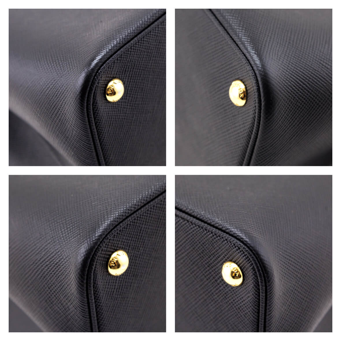 Prada Nero Fuoco Saffiano Cuir Medium Double Bag - Love that Bag etc - Preowned Authentic Designer Handbags & Preloved Fashions