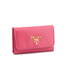 Prada Peonia Vitello Move Key Pouch - Love that Bag etc - Preowned Authentic Designer Handbags & Preloved Fashions