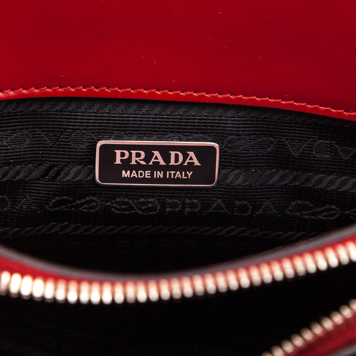 Prada Scarlet Brushed Calfskin Mini Re-Edition 1995 Tote Bag - Love that Bag etc - Preowned Authentic Designer Handbags & Preloved Fashions