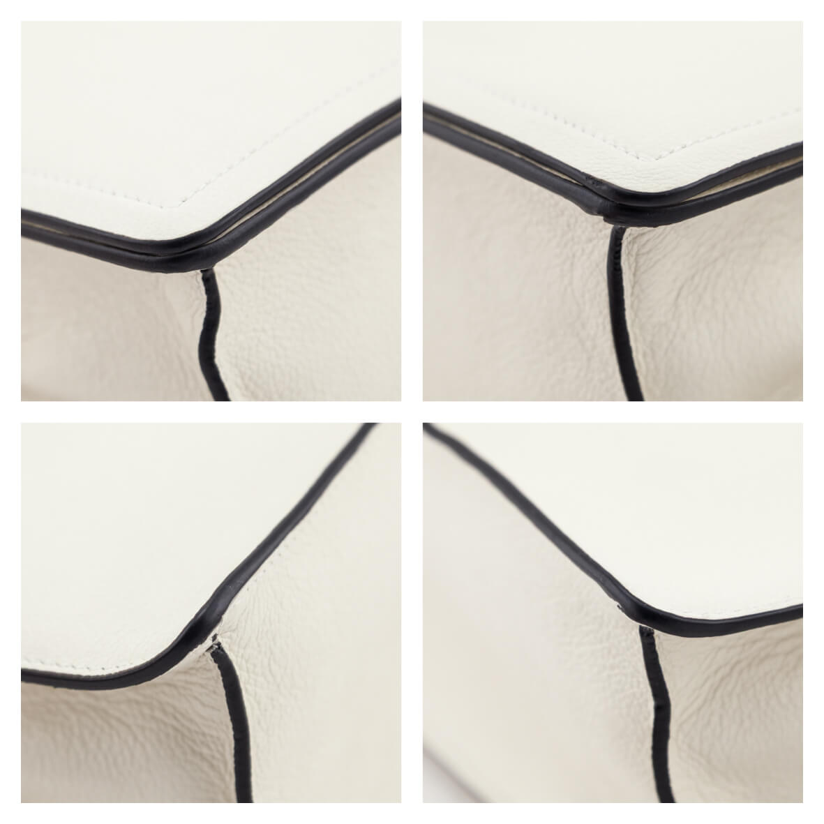 Prada White Glace Calf Logo Full Flap Crossbody Bag - Love that Bag etc - Preowned Authentic Designer Handbags & Preloved Fashions