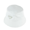 Prada White Re-Nylon Bucket Hat Size L - Love that Bag etc - Preowned Authentic Designer Handbags & Preloved Fashions
