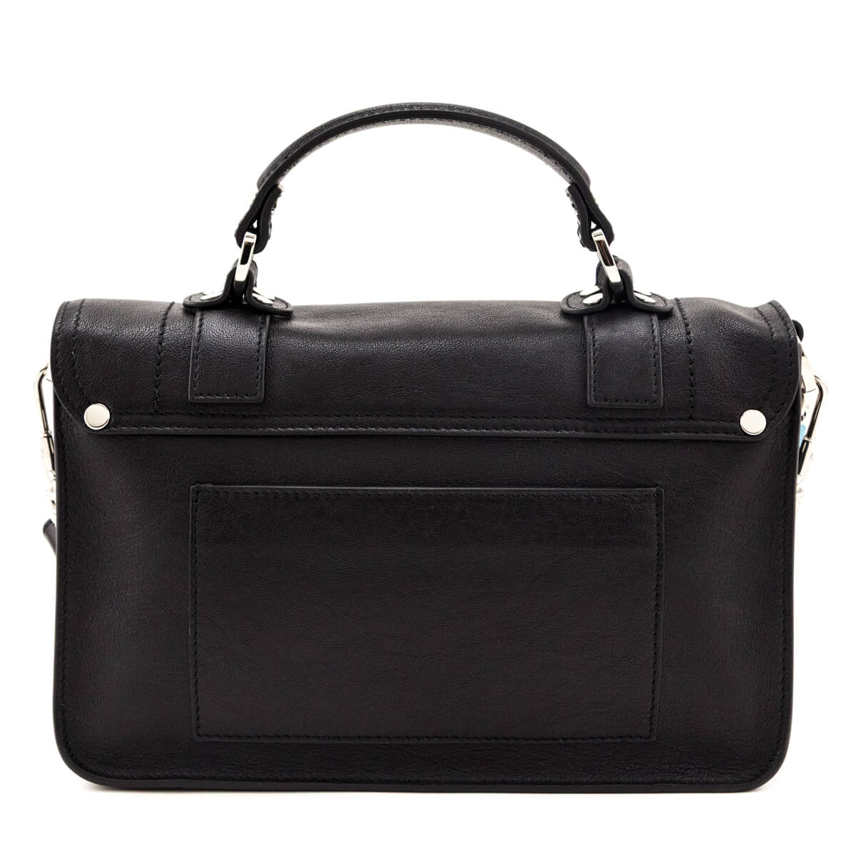 Proenza Schouler Black Lambskin Tiny PS1 Satchel - Love that Bag etc - Preowned Authentic Designer Handbags & Preloved Fashions