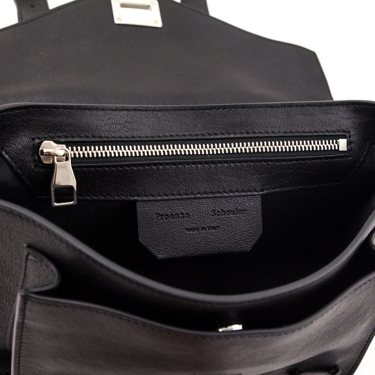 Proenza Schouler Black Lambskin Tiny PS1 Satchel - Love that Bag etc - Preowned Authentic Designer Handbags & Preloved Fashions