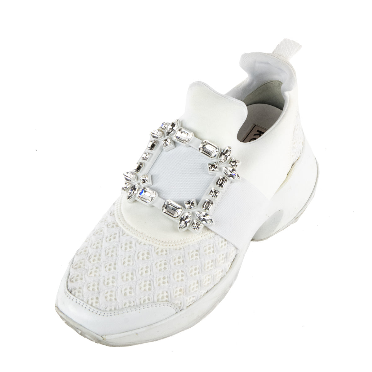Roger Vivier White Chunky Sneakers Size US 7.5 | EU 37.5 - Love that Bag etc - Preowned Authentic Designer Handbags & Preloved Fashions